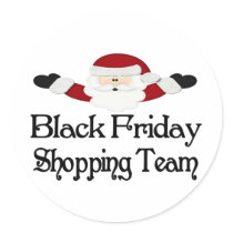 Black Friday Shopping Team stickers