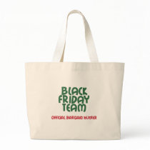 Black Friday Team: Official Bargain Hunter Canvas Bag