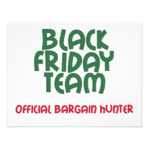 Black Friday Team: Official Bargain Hunter Personalized Announcement