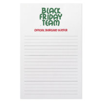Black Friday Team: Official Bargain Hunter stationery by holidaywhimsy Black Friday Team: Official Bargain Hunter stationery