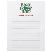 Black Friday Team: Official Line Holder Flyers