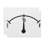 black fuel indicator icon announcement