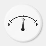 black fuel indicator icon magnet