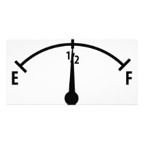 black fuel indicator icon picture card