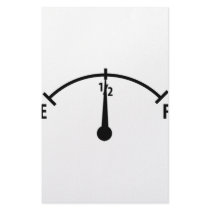 black fuel indicator icon stationery design