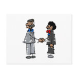 Black Gay Couple Post Cards