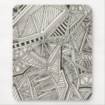 Black geometric mousepad mousepads