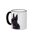 Black German Shepherd Mug by rickped Black German Shepherd Mug
