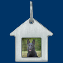 Black German Shepherd tag pet tags