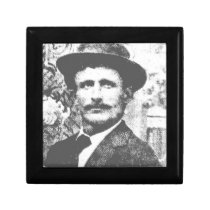 BLACK GIFT BOX~VINTAGE PHOTO~1900's Man gift boxes
