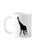 black giraffe icon mugs