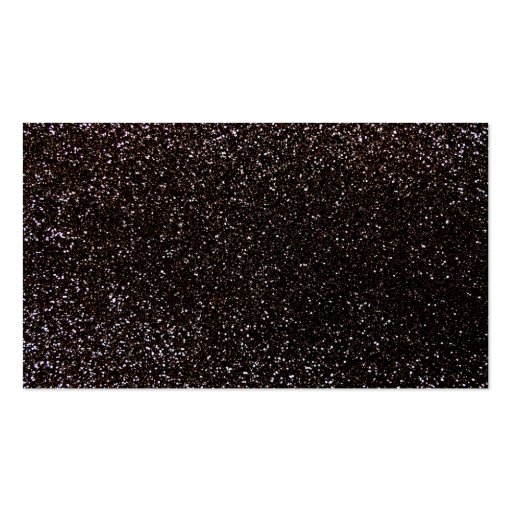 Black glitter business card templates (front side)