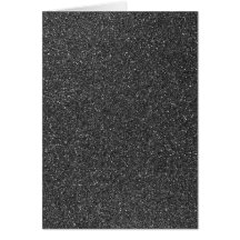 Black Glitter Card