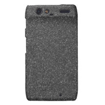 Black Glitter Droid RAZR Cases