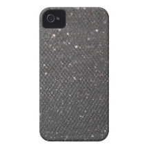 Black Glitter iPhone 4 Case-Mate Cases