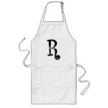 Black Gloss Monogram - R Aprons
