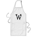 Black Gloss Monogram - W Aprons