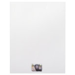 Black goat big yellow eyes nose first view customized letterhead