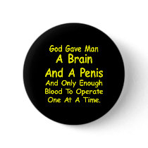 Black God Man Brain Penis buttons by WhiteTiger_LLC Black God Man Brain Penis buttons