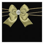 Black Gold Black All Occasion Party Invitations
