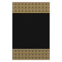 Black Gold Double Damask Stationery by mickeyelvis128 Black Gold Double Damask Stationery