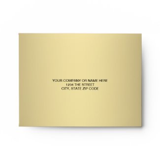 Black Gold Linen RSVP Envelopes