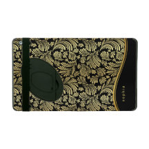 Black Gold Monogram iPad Folio iPad Covers
