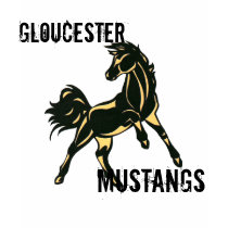 Black-Gold Mustang Shirt