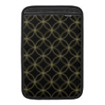 Black Gold Patterned MacBook Air Sleeve