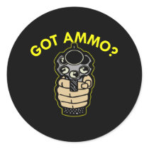 Black Got Ammo Pistol stickers