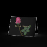 Black Goth Bridal Shower- 1 Cards