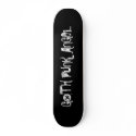 BLACK, GOTH PUNK ANGEL skateboards by KillaKen BLACK, GOTH PUNK ANGEL skateboards