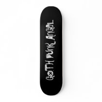 BLACK, GOTH PUNK ANGEL skateboards