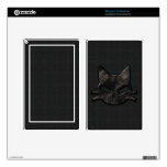 Black Gothic Kitty Kindle Fire Skin