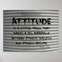Black Graffiti on Corrugated Iron Fitness Poster!