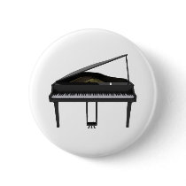 Black Grand Piano: 3D Model: Pins