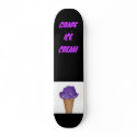 black, Grape Ice Cream Designs 2, GRAPE ICE CREAM skateboards