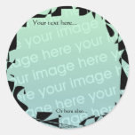 Black Graphic  Border- Make Your Own Stickers