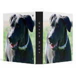 Black Great Dane Binder