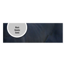 Black great dane Cards Business Card Template