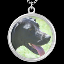 Black Great Dane necklace necklaces