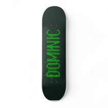 Black & Green Monster Skateboard