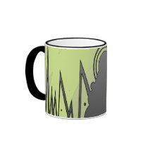 black green Mug by webunicorn black green Mug