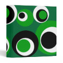 black green white dots