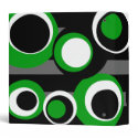 black green white dots Black Stripes