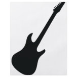 black guitar icon personalized flyer