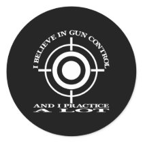 Black Gun Control Practice Lot stickers
