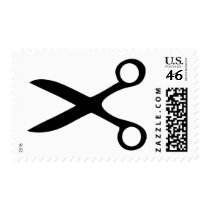 black hairdresser scissors postage