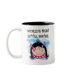 Black Haired Best Little Sister Mugs