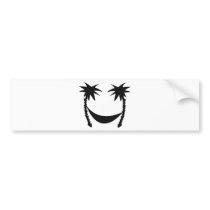 black hammock icon bumper stickers